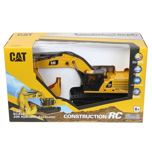Radiocontrol para excavadora Caterpillar 336 1/24 hecho de plástico duradero 25001 - Imagen 6 de 6