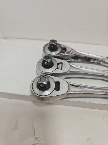 VINTAGE CRAFTSMAN 43784 3/8" DRIVE QUICK RELEASE RATCHET 3 Types - Imagen 2 de 5