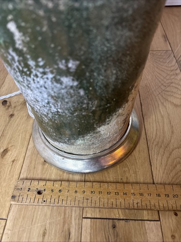 Large Artisan Rustic Earthenware Table Lamp,lighting,interior Design, - Picture 9 of 11