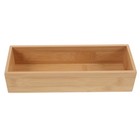 Bamboo Storage Box Without Lid Wood Storage Case Sundries Storage Box for Home