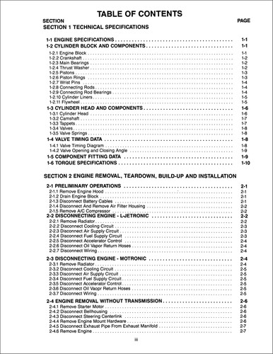 1982-1991 Alfa Romeo Spider 2.0L Engine Overhaul Manual Veloce Graduate Quad - Picture 8 of 12