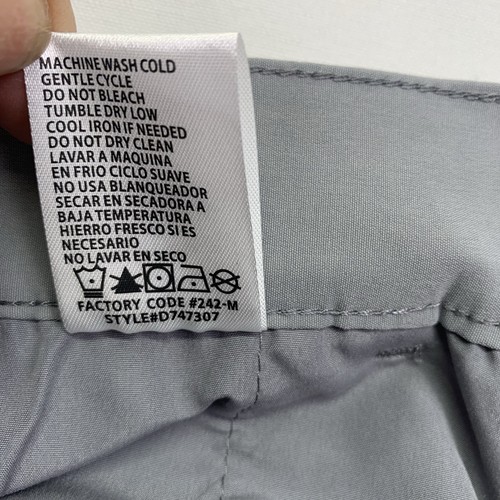 Denali Mens Hiking Pants Size 32x32 Nylon Stretch Grey Elastic Waist - Picture 8 of 11