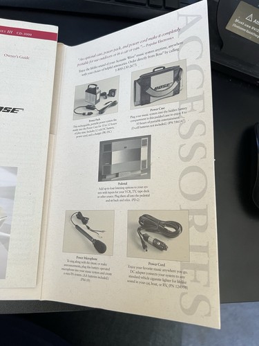 BOSE Acoustic Wave Music System CD-3000 AM/FM CD Player Remote & Manual Tested - Picture 18 of 19