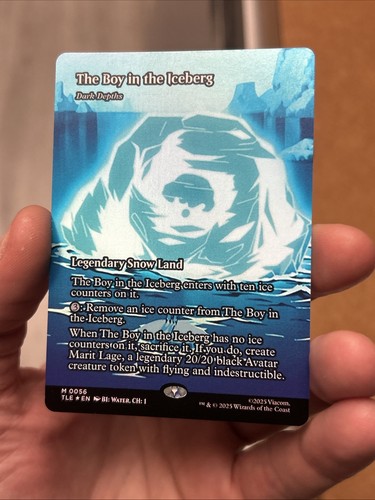 The Boy in the Iceberg /Dark Depths M 0056 Borderless Foil Avatar Last Airbender - Picture 3 of 6