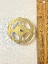 Made In Korea Clock Movement Strike Side 2nd Wheel - Vintage Clock Parts KD3451