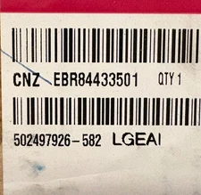 EBR84433501 LG REFRIGERATOR MAIN CONTROL BOARD