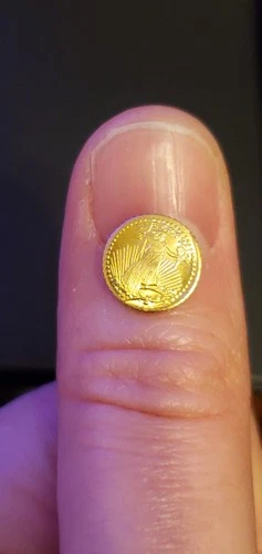 Vintage Rare Liberty From USA RAW UGLY FLAT Eagle AMERICA BU AU CIRC BIG WINGED