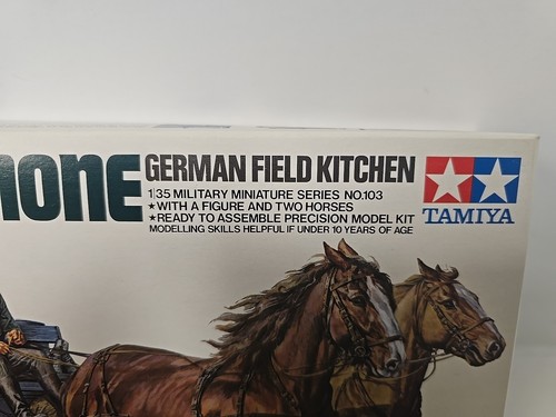 TAMIYA GERMAN FIELD KITCHEN GULASCHKANONE  1/35 SCALE NEW OPEN BOX ONLY READ  - Picture 2 of 9