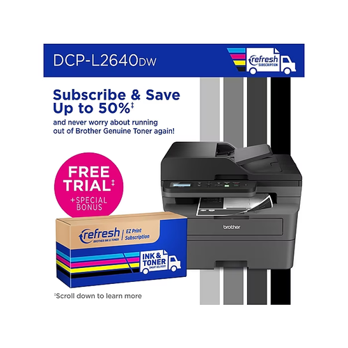 Impresora láser compacta inalámbrica Brother DCP-L2640DW, todo en uno - Imagen 6 de 11