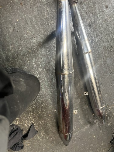Unique exhaust system for a Dniepr Neval 650cc motorcycle - Picture 3 of 8