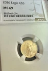 Photo of a 2026 American Gold Eagle 1/10 oz from an eBay listing that sold on Jul 22, 2026