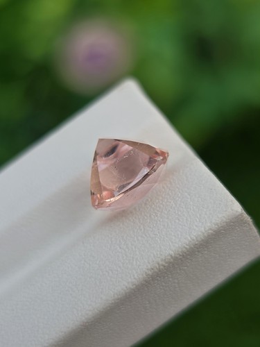 7,58 ct natürlicher kaiserlicher Topas Kissenschliff | unbehandelter Katlang rosa-orange Edelstein - Bild 3 von 4