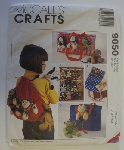 McCalls 9050 Accessories for Bean Bag Animals Sewing Pattern - Picture 1 of 2