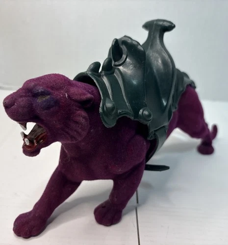 Vintage Panthor Purple Panther Saddle Mattel Toys He-Man Skeletor MOTU
