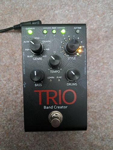 TRIO DIGITEC BAND CREATOR GUITAR PEDAL and Power Lead Used Fully Working - Picture 5 of 9