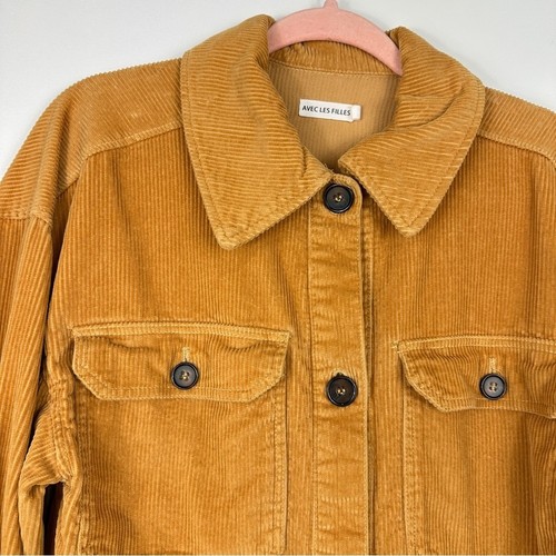 Oversize Cordjacke Cropped Cabincore Y2K Gr. XS fällt Größe S aus - Bild 5 von 6