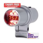 Autometer 5349, One 2-1/16In D/P/S Shift Light - 5 Stage- Silver Performance Par