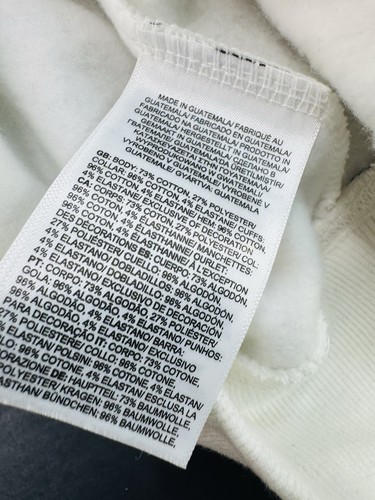 The North Face Sweatshirt Herren Große L Weiß All Over Grafik Print Rundhals - Bild 7 von 8