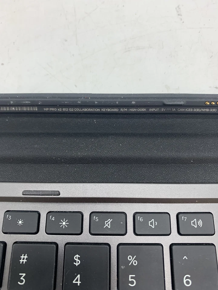 Teclado de colaboración HP Pro x2 612 G2 modelo HSN-D06K para tabletas HP Pro Elite Foto 2 de 4
