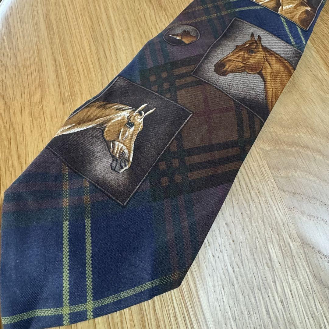 polo by Ralph Lauren ネクタイ　シルク　USA製　犬 Ralph Lauren Men Accessories Vintage Polo By Lauren Tie Silk