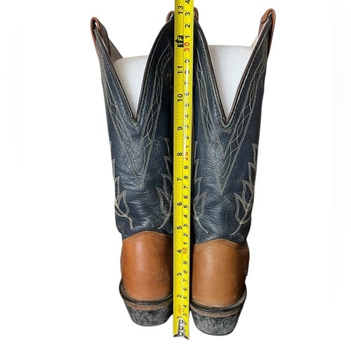 DOUBLE H Buckaroo Leather Embroidered Western Cowboy Boots Women's Size 6.5 - Picture 4 of 9