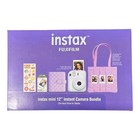 Instax Fujifilm Mini 12 Instant Camera Holiday Bundle Lilac Purple NEW