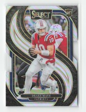 2024 Select Drake Maye RC Premier Level SILVER New England Patriots #113