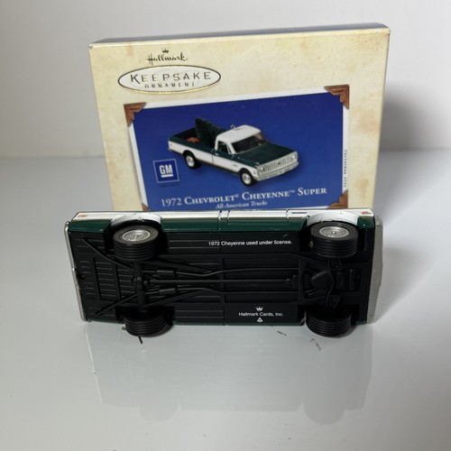 Hallmark 2003 Keepsake Ornament 1972 Chevrolet Cheyenne Super All-American Truck - Foto 7 di 8