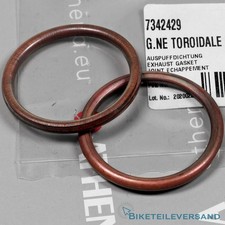 2X Krümmerdichtung Auspuffdichtung für Honda NT 650 V Deauville NTV 650 Revere