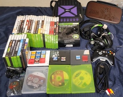 Xbox and Nintendo Games and Accessories Lot/Bundle