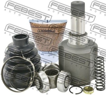 2511-BOX3LH DRIVESHAFT CV JOINT KIT TRANSMISSION SIDED FRONT LEFT FEBEST NEW - Picture 2 of 6