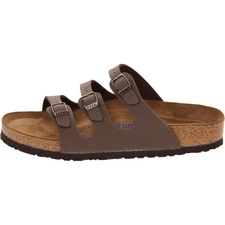 Birkenstock Florida Unisex Regular/Wide Soft Footbed Sandal, Mocha, Size Options