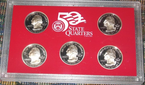 2004 S Silver US Mint Proof State Quarters Coin Set Box COA - Picture 3 of 3
