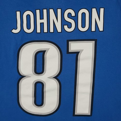 Nike Detroit Lions Calvin Johnson Nfl Player T-Shirt Sz L Football Sports - Picture 6 of 8