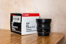 Canon EF 15mm F/2.8 EF Lens - USED / GREAT CONDITION