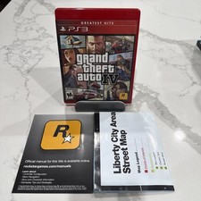 Grand Theft Auto IV Sony PlayStation 3 Video Game - With Map!