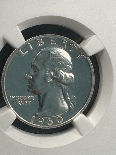 🔥1960 Proof Washington Silver Quarter NGC PF 66 - Picture 3 of 3