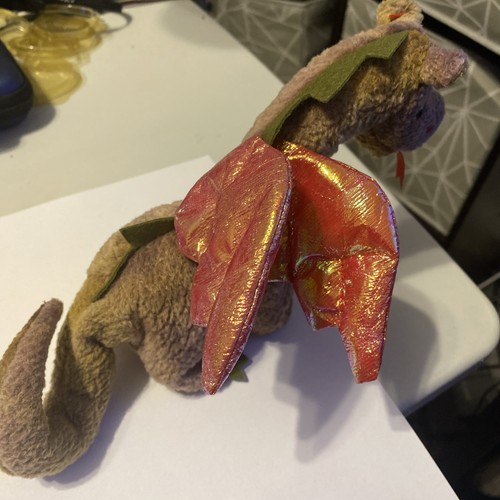 Ty Beanie Baby Scorch The Dragon Vintage 1998 With RARE Errors (See Description) - Picture 3 of 8