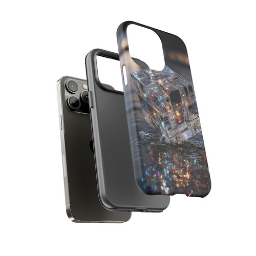 Crystal Cube Matrix Reflection - Phone Cover Case for iPhone, Galaxy, Pixel - 第 84/261 張圖片