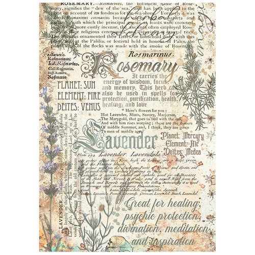 Stamperia verschiedene Reispapierhintergründe A6 8/Blatt - Glück - 5A002564-1G833 - Bild 3 von 9