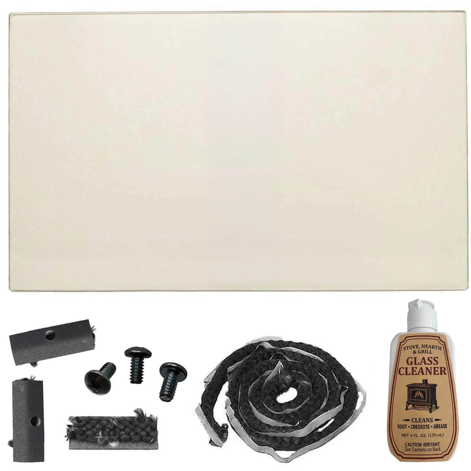 Ashley APC4000 Pellet Stove Door Glass Kit: C-D-031-AMP