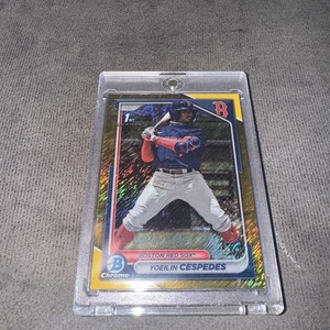 2024 Yoeilin Cespedes /50 SSP -1st Bowman Chrome- Gold Mojo RC #BCP-139 Red Sox