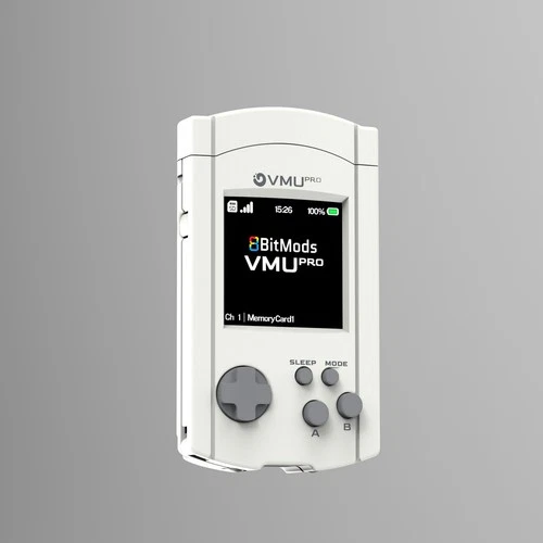 VMU Pro Handheld & Visual Memory Card for Sega Dreamcast