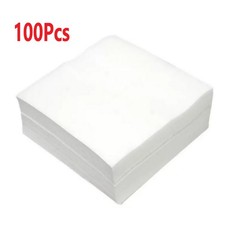 100Pcs 5*5cm Anti-static Lint-free Wipes Dust Free Paper Fiber Optic Tools N