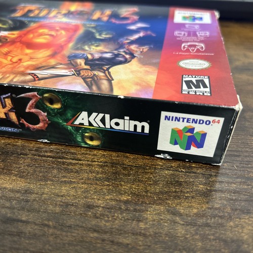 Turok 3: Shadow Of Oblivion (N64) komplett CIB mit Poster & Reg Card! Getestet! - Bild 3 von 24