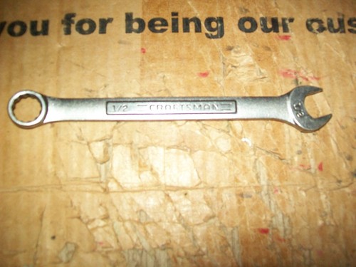 Vintage Craftsman 44695 1/2" Kombination Schraubenschlüssel 12 Punkt USA