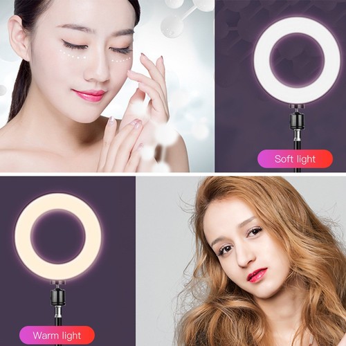 20cm Fotografia Ściemnialny pierścień do selfie LED Światło Wideo Live Usb Lampa z Pho - Zdjęcie 9 z 15