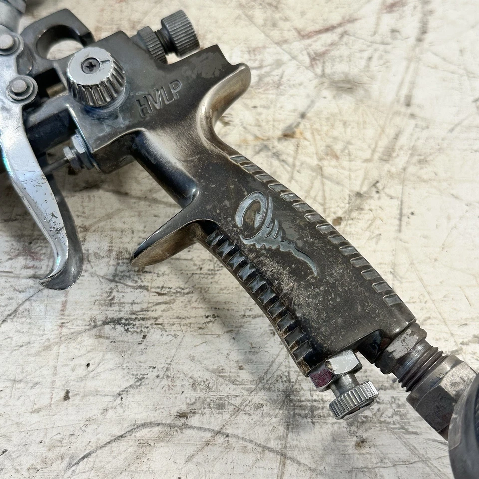 Mini pistola pulverizadora de retoque HVLP de 1,0 mm usada de colección herramientas ATD Foto 2 de 4