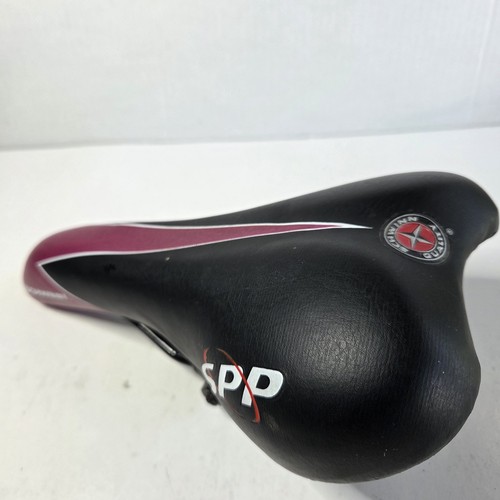 Schwinn Cionlli Bicycle Seat Saddle Performance Products SPP Black & Magenta - Picture 2 of 10