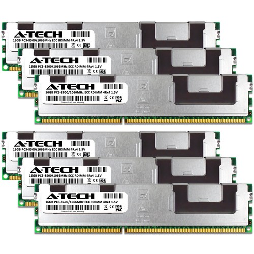 96GB 6x 16GB PC3-8500R RDIMM Dell Precision T7500 Memory RAM - Picture 2 of 3
